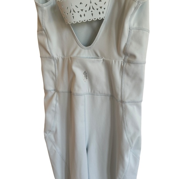 Free People Movement Touch The Sky Scallop Trim Onesie, Size S - Picture 7 of 11